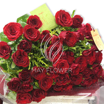 50 Red Roses Bunch